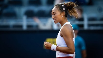 WTA罗马站:郑钦文2-0弗雷希 进16强将战前大满贯冠军