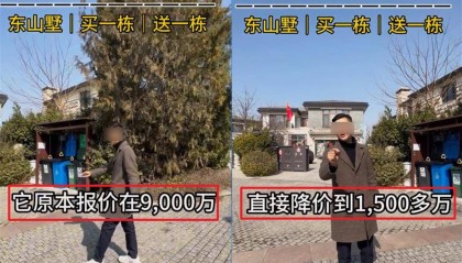 北京一别墅由9000万元降价到1500万元?业内:不可能,应该是“降了1500万元”