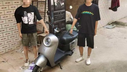 电瓶车被盗,报警人笔录还没做完,嫌疑人已被人赃并获