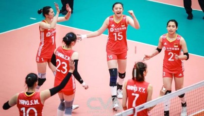 新人新馆战大赛 中国女排还在找“路”