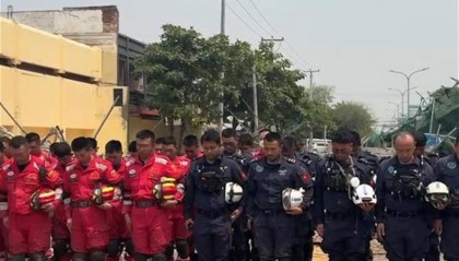 缅甸强震已造成2719人遇难,曼德勒拉响警报,搜救现场众人脱帽默哀