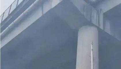 东莞一高架快速路四车道突变三车道,车辆冲出桥面高坠造成伤亡?官方:特大事故,正在调查