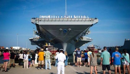 美媒:美国最先进航母“福特”号可能将被部署在以色列附近