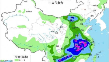 暴雨黄色预警!今日江汉江南华南进入此轮降水最强时段