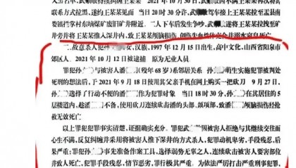 孙某某(女,1997年生),已被执行死刑