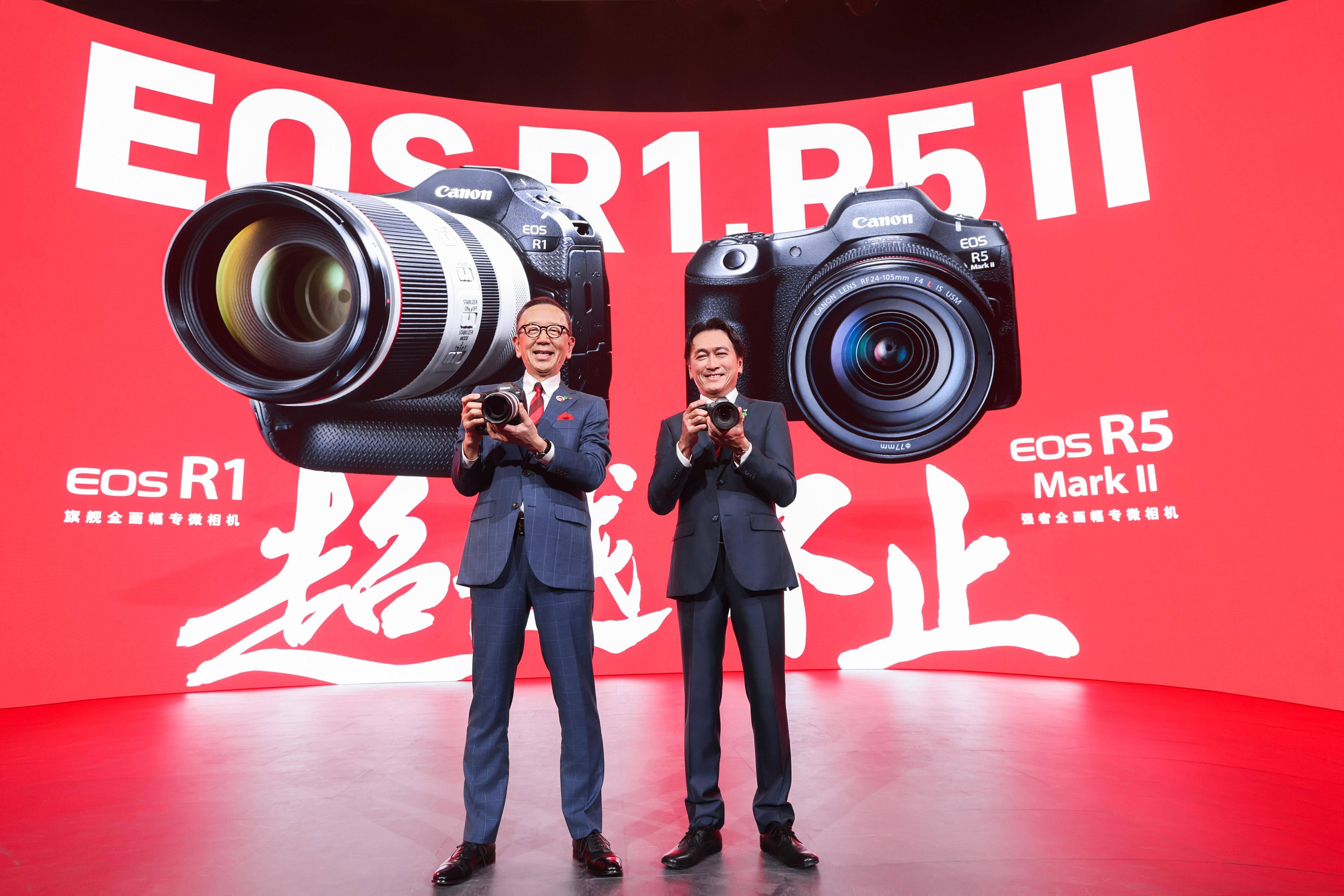 佳能发布新一代强者全画幅专微相机EOS R1和EOS R5 Mark II