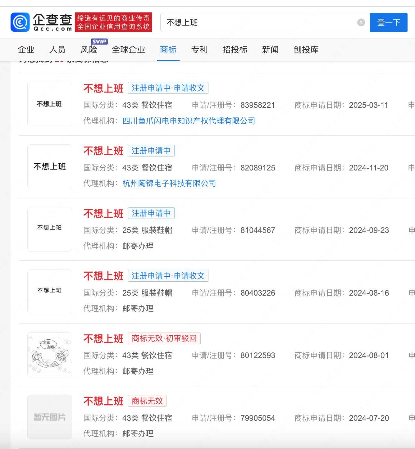 已有多家假装上班公司注册成立